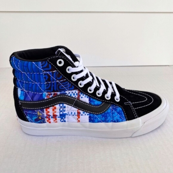 NEW Vans SpongeBob Sandy Liang Sk8-Hi 38 DX Shoes Patchwork 8.5 Women / 7 Men - Picture 8 of 16